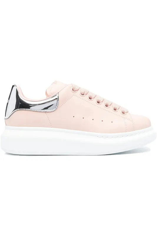 Alexander McQueen Oversized Light Pink Silver-Tone (Women’s) (718232WIEE42977)