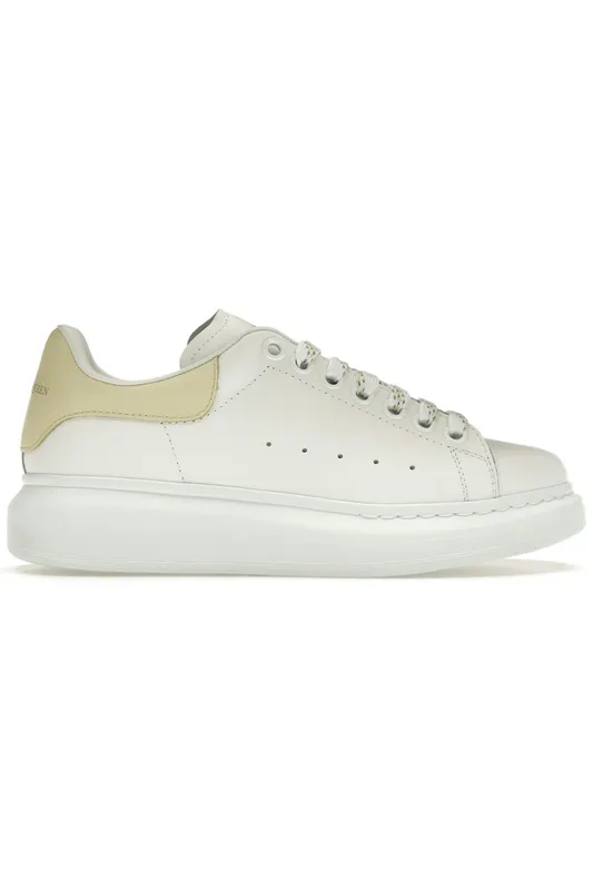Alexander McQueen Oversized White Lemon Yellow (Women’s) (718139WHGP53523)