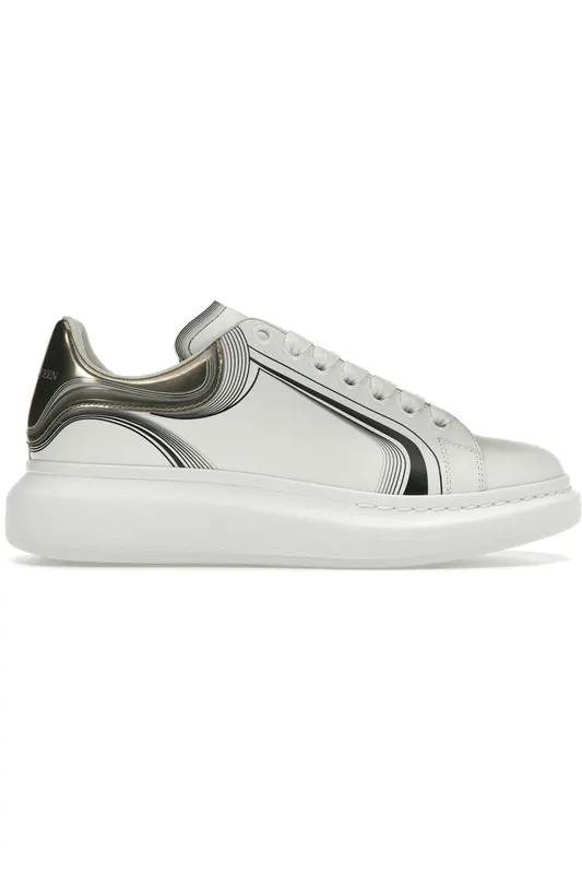 Alexander McQueen Oversized White Silver (750336WIDJP8834)