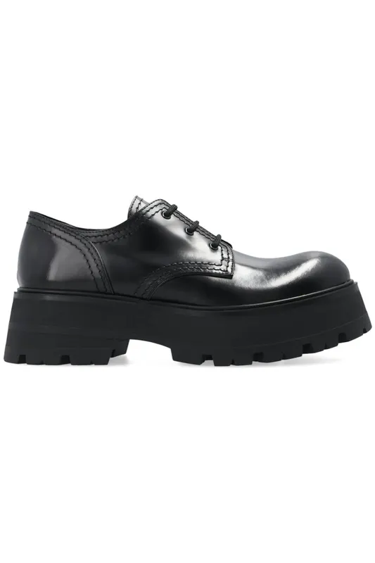 Alexander McQueen Rave Oxfords Black (Women’s) (700079WIC611000)