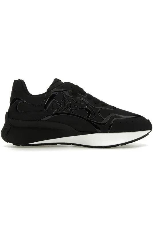 Alexander McQueen Sprint Runner Black White (757720WHYKH1070)