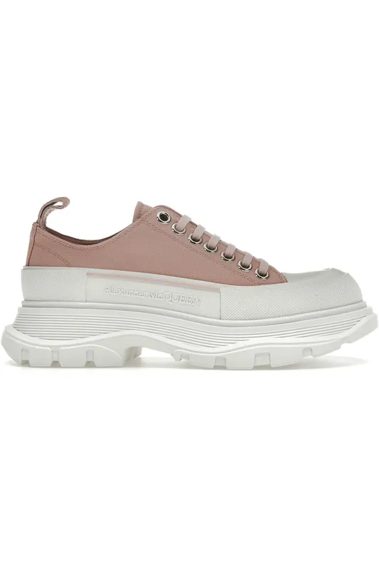 Alexander McQueen Tread Slick Lace Up Magnolia (Women’s) (611705W4LR19243/697072W4LR19243)
