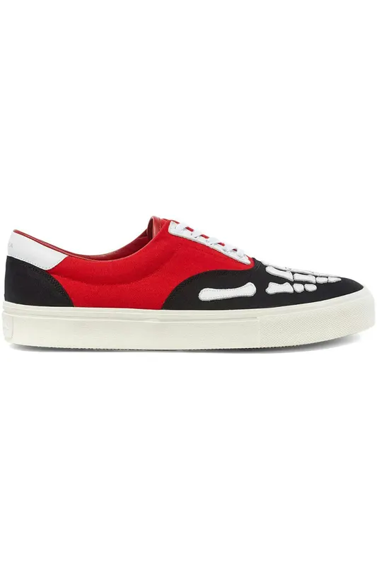 AMIRI Skel Toe Lace Up Black Red (S0F22274CL-BRW)