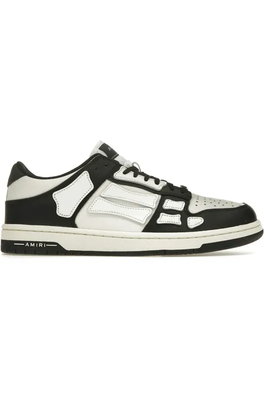 AMIRI Skel Top Low Black White (PXMFS002-004)