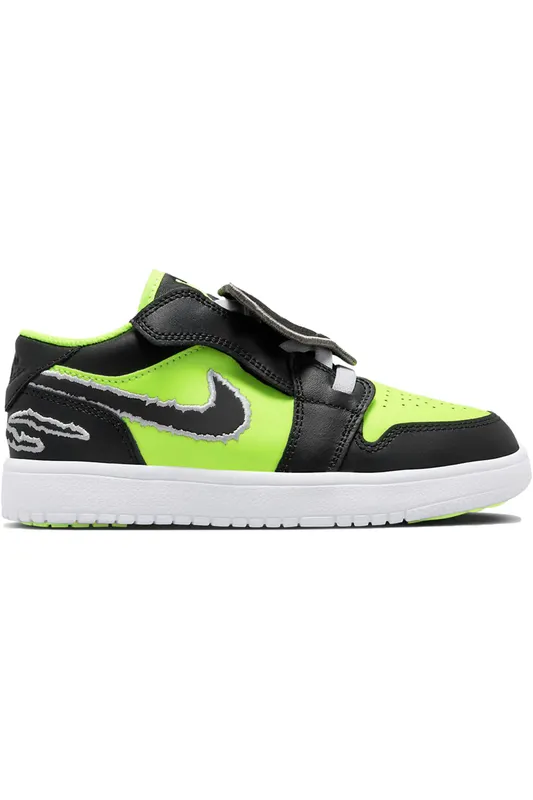 Jordan 1 Low Alt SE Black Cat Volt (PS) (DX6667-701)