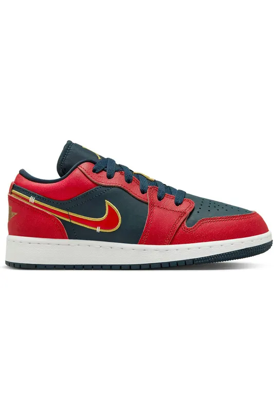 Jordan 1 Low Armory Navy Sport Red (GS) (FQ7380-400)