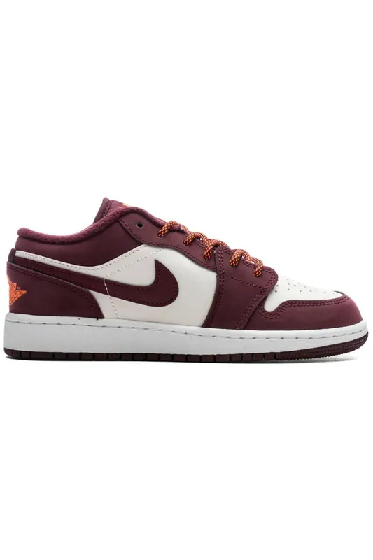 Jordan 1 Low Night Maroon (GS) (553560-068)