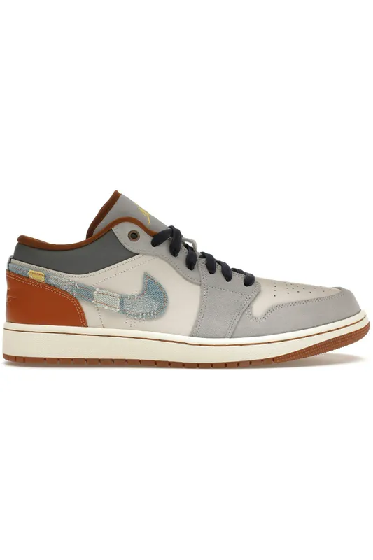 Jordan 1 Low SE Phantom Repaired Denim Swoosh (FZ5042-041)