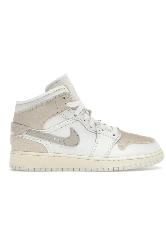 Jordan 1 Mid SE Craft Inside Out Tech Grey (GS) (FB9142-120)