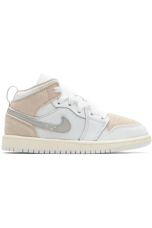 Jordan 1 Mid SE Craft Inside Out Tech Grey (PS) (FB9141-120)