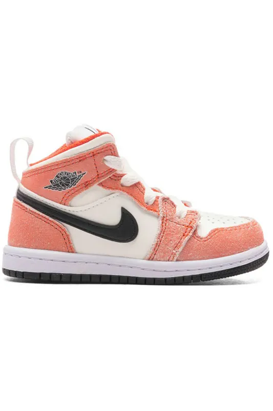 Jordan 1 Mid SE Orange Suede (TD) (DV1340-800)