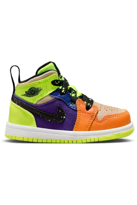 Jordan 1 Mid SE Volt Vivid Orange (TD) (FD8794-700)