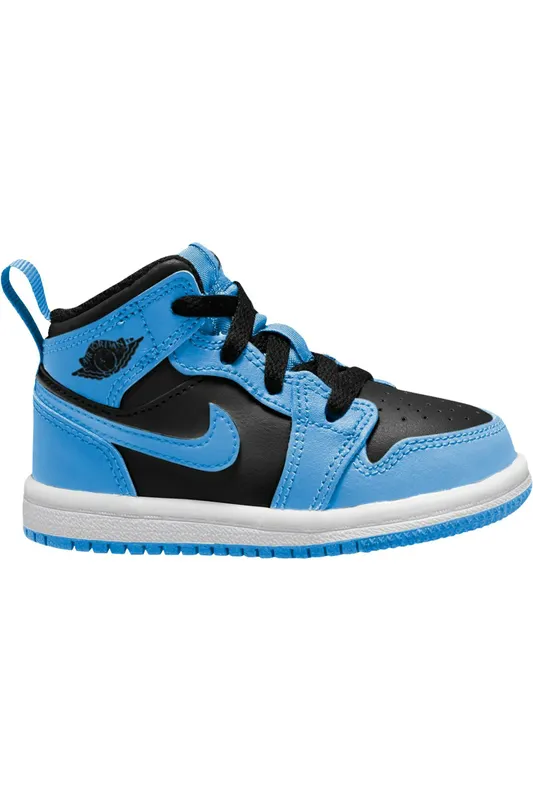 Jordan 1 Mid University Blue Black (TD) (DQ8425-401)