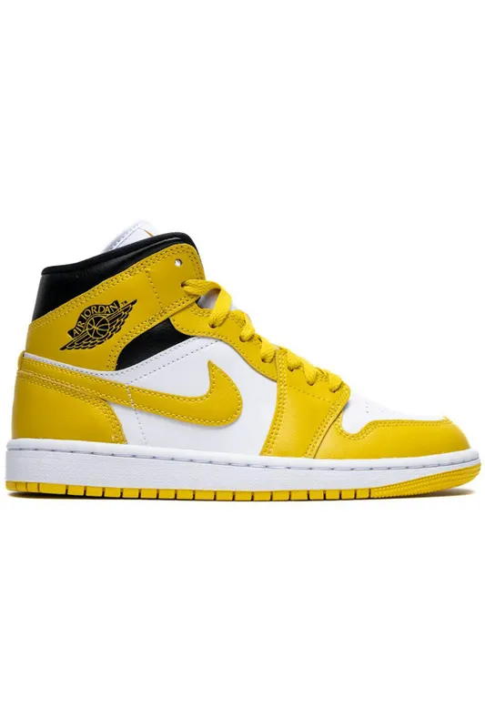 Jordan 1 Mid Vivid Sulfur (Women’s) (BQ6472-170)