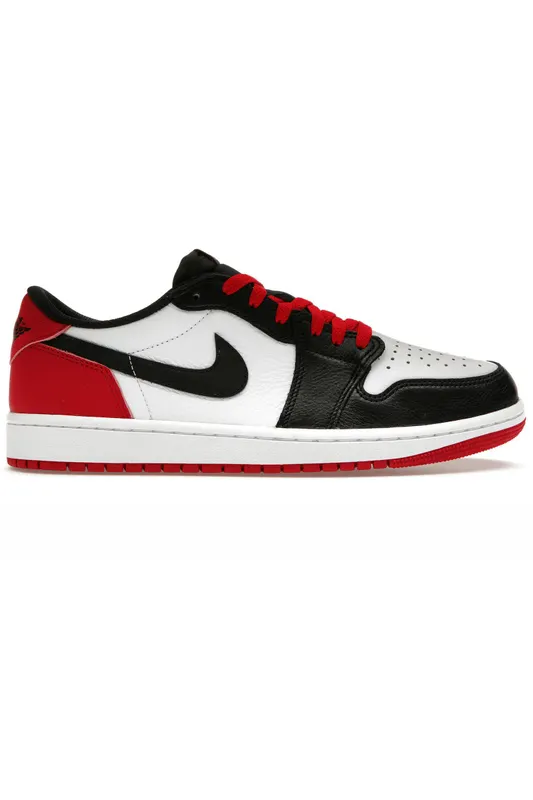 Jordan 1 Retro Low OG Black Toe (2023) (GS) (CZ0858-106)