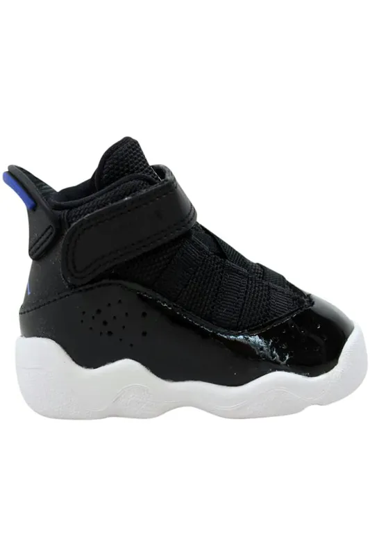 Jordan 6 Rings Black Hyper Royal White (TD) (323420-016)