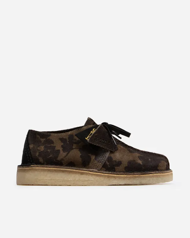 CLARKS ORIGINALS Desert Trek Blk/Khaki Floral – 36 (111961-2)