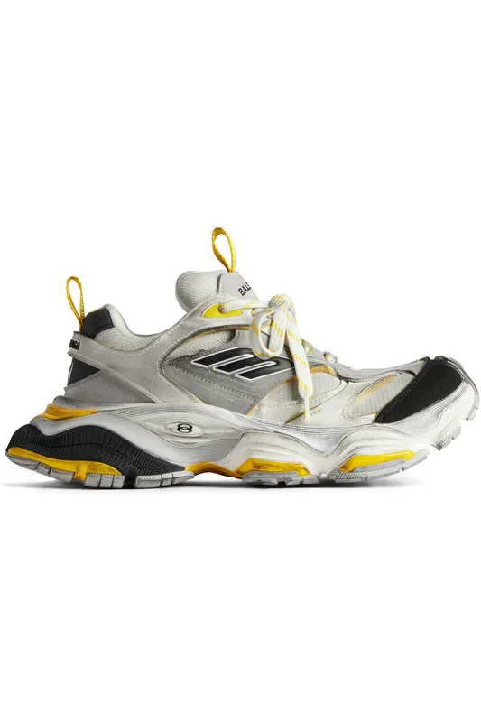Balenciaga Cargo Sneaker Grey Black Yellow (Women’s) (784339W2MV11170)
