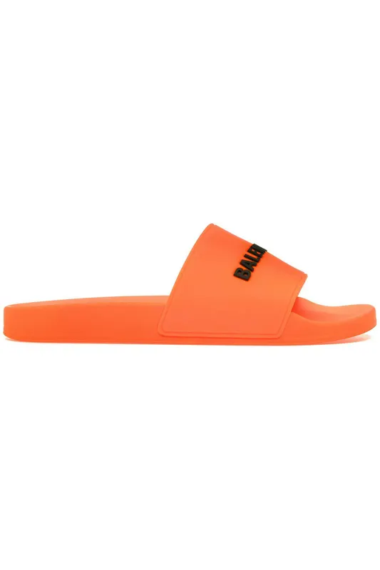 Balenciaga Logo Slide Fluo Orange (565826W1S82/565826W1S827010)