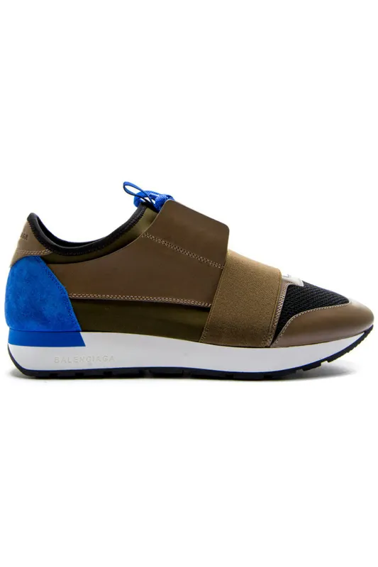 Balenciaga Race Runner Brown Black Blue (535391 W0YXS 3263)