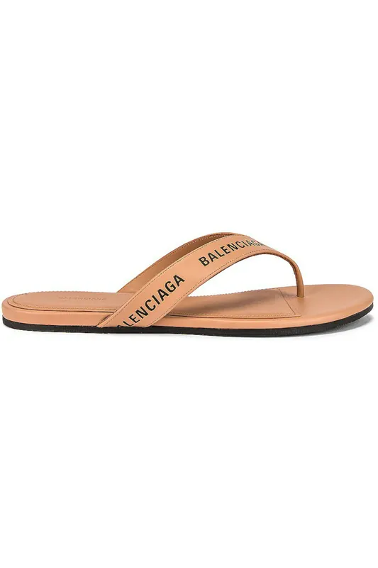 Balenciaga Round Flip-Flop Beige Black (630051-WBAE1-9810)