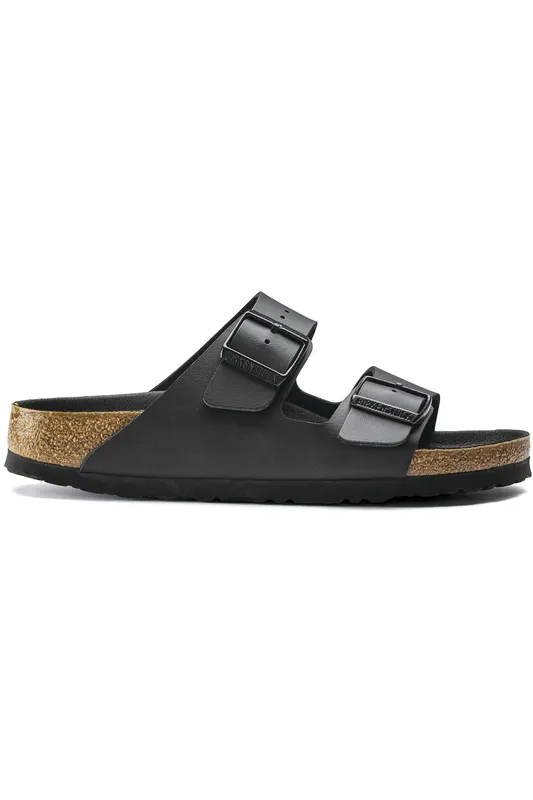 Birkenstock Arizona Birko Flor Black Black Foot Bed (1019098/1019069)