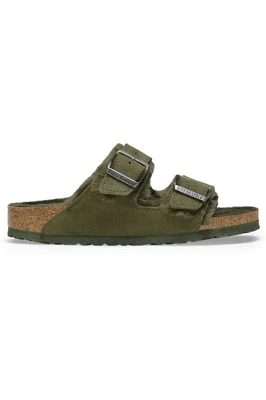Birkenstock Arizona Shearling Suede Thyme (1025666/1025687)