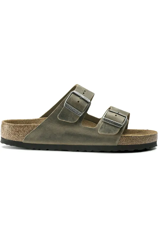 Birkenstock Arizona Soft Footbed Oiled Leather Faded Khaki (1019313/1019377)