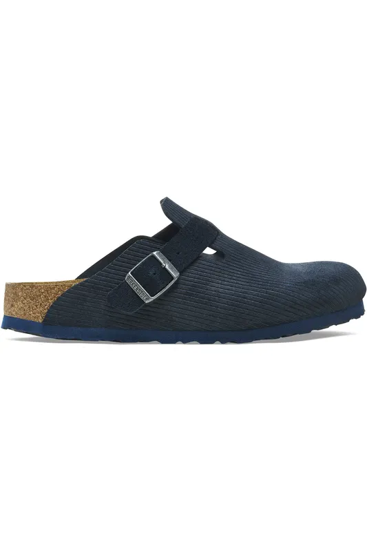 Birkenstock Boston Embossed Corduroy Suede Midnight (1026108/1026137)