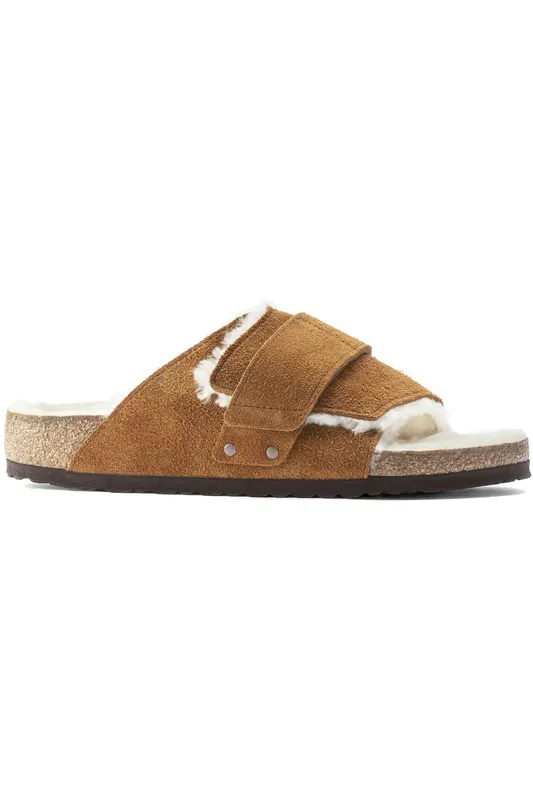 Birkenstock Kyoto Shearling Suede Mink (1023202/1023228)