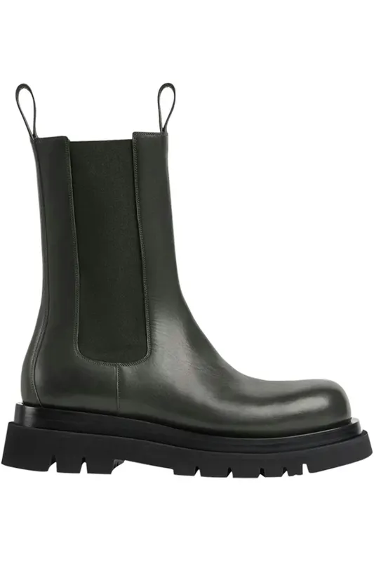 Bottega Veneta Lug Boot Bottle Green (Women’s) (592045VIFH03381)