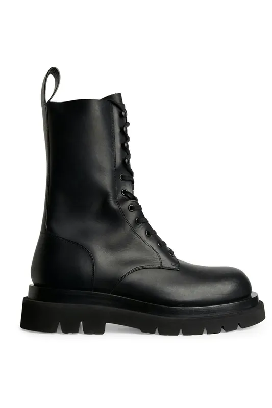 Bottega Veneta Lug Lace Boot Black (715516-VBS50-1000)