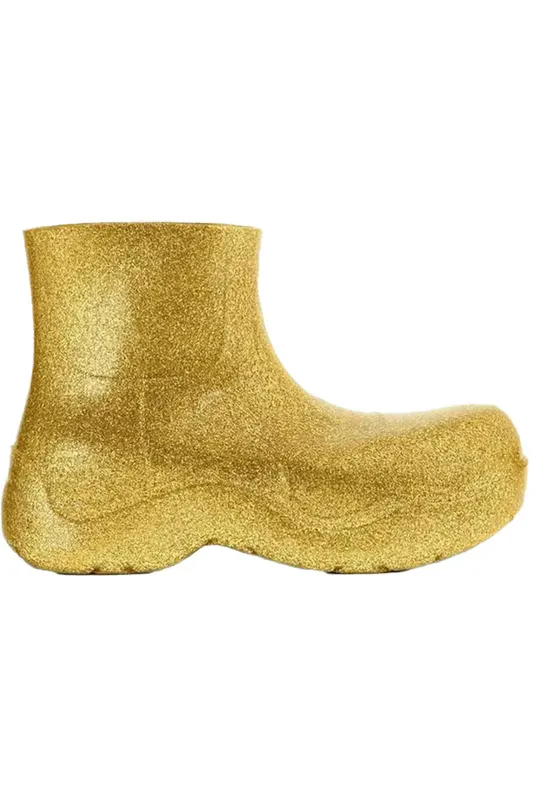 Bottega Veneta Puddle Ankle Boots Gold (640043V10Q08265)