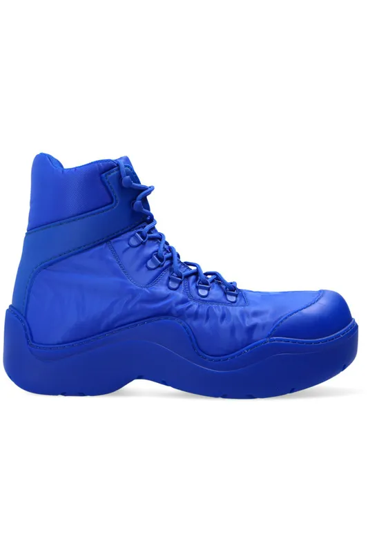 Bottega Veneta Puddle Bomber Ankle Boot Blue (667064VBSD74209)
