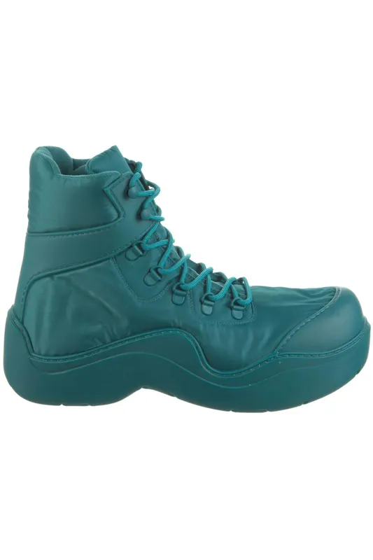 Bottega Veneta Puddle Bomber Ankle Boot Teal (667064VBSD74484)
