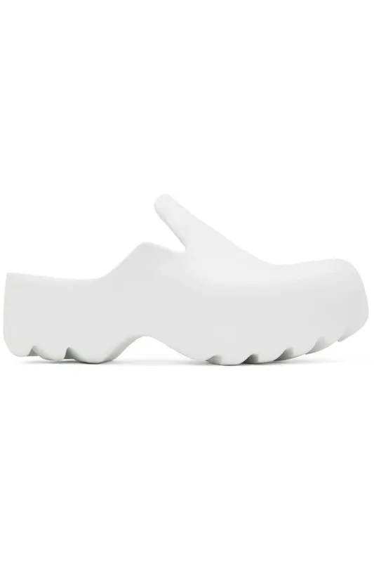 Bottega Veneta Rubber Flash Clog White (690102V11T09083)