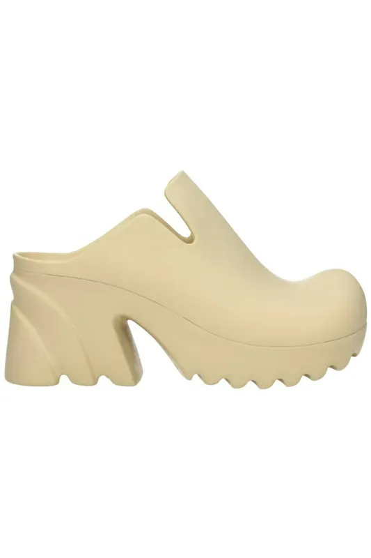 Bottega Veneta Rubber Flash Mules Beige (Women’s) (667153V11T09483)