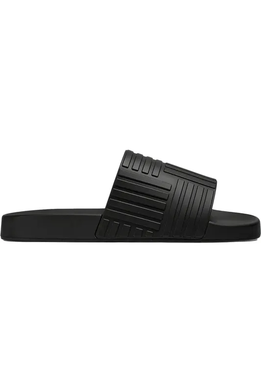 Bottega Veneta Rubber Slides Black (690105V1O601000)