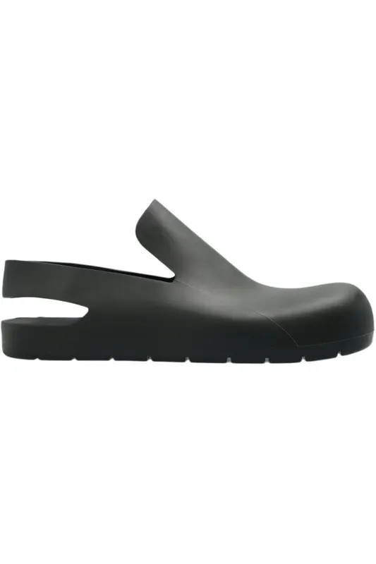 Bottega Veneta Rubber Slingback Puddle Shoe Black (Women’s) (661269V00P01000)