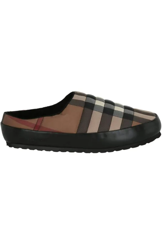 Burberry Birch Check Print Slipper Dark Brown (8050305 20042)