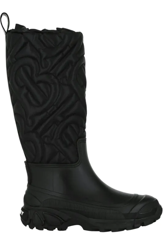 Burberry Padded Monogram Boot Black (Women’s) (8057267 00002)