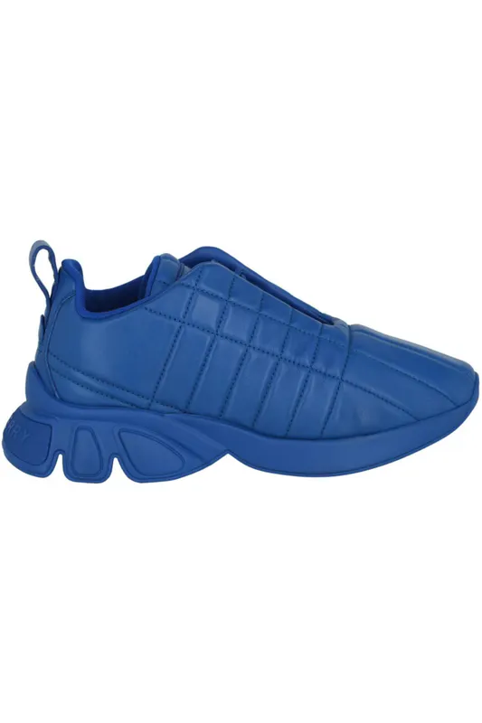 Burberry Quilted Leather Sneaker Blue (Women’s) (8060220 40001)