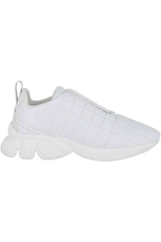 Burberry Quilted Leather Sneaker White (Women’s) (8056654 10002)