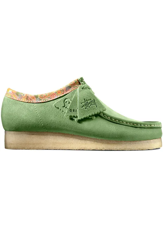Clarks Originals Wallabee Stussy Sage (261424057090)