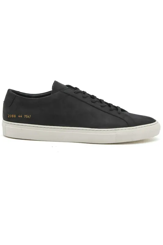 Common Project Original Achilles Low Black Nubuck (2366 XX 7547)