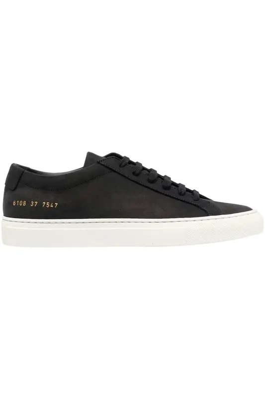 Common Project Original Achilles Low Black Nubuck (Women’s) (6108 XX 7547)