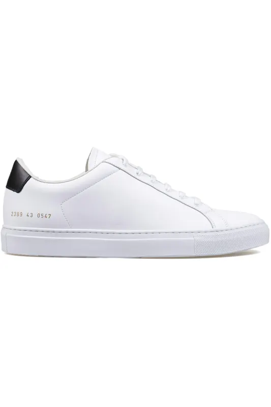 Common Projects Retro Classic Low White Black (2389 XX 0547)