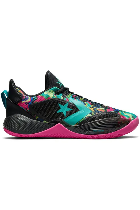 Converse All Star BB Shift Ox Black Pink Teal (A00406C)