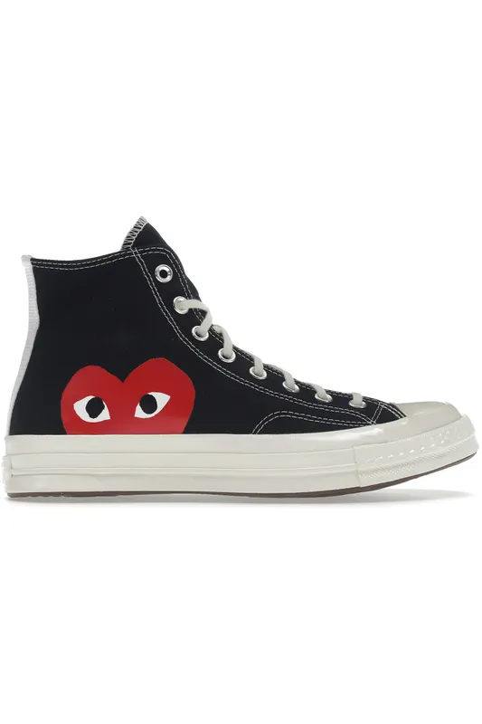 Converse Chuck Taylor All Star 70 Hi Comme des Garcons PLAY Black (150204C/A08791C)