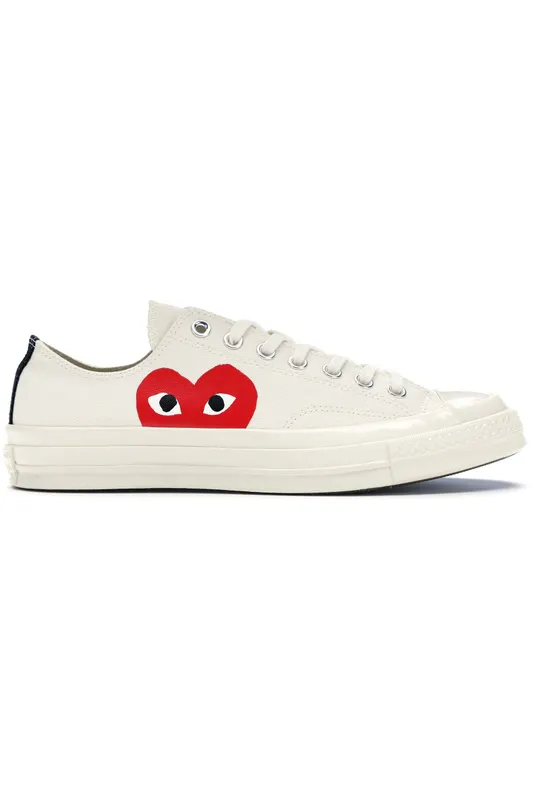 Converse Chuck Taylor All Star 70 Ox Comme des Garcons PLAY White (150207C/A08795C)